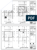 Planos Arquitectónicos de La Vivienda Equipo 1