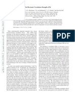 The Electronic Correlation Strength of Pu: PACS Numbers: 71.10.-w, 71.27.+a, 71.30.Mb