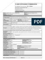 Application Summary Form