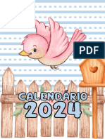 Calendário para Lembrancinha