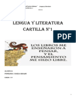 LENGUA - Cartilla 1 - 1°3° - Prof. Vanesa Hidalgo