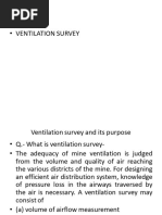 Ventilation Survey Lecture-I