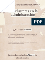 Los Clústeres en La Adminisración - Grupo #3