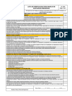 Lista de Verificación-004 para Manejo de Sustancias Riesgosas