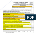 Lista de Verificación-036 para La Recepción de Materiales en Area de Mareas