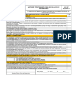 Lista de Verificación-007 para Instalación de Preventores