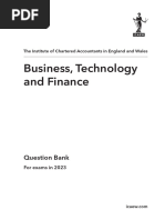 ICAEW BTF QB 2023st