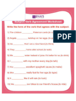 Subject Verb Agreement3