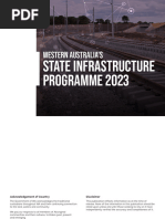 Western Australia State Infrastructure Programme 2024