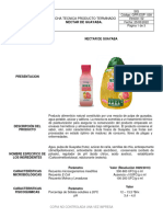 Ficha Tecnica Nectar de Guayaba