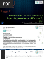 Butter Oil Substitute Market Size See Incredible Growth During 2033