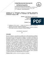 Artículo Científico. INCIDENCIA DE TUBERCULOSIS Pulmonar.