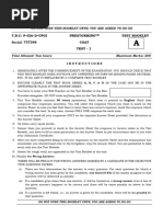 Shankar IAS CSAT 2022 Test 1 Sol