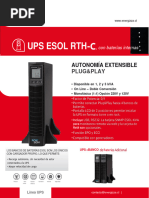 UPS ESOL RTH C Online - 1a3kva - v3 - 120 3