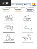 Guía Responsabilidades 3° Basico