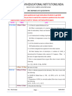 SR Che Ipe Study Plan With Questions