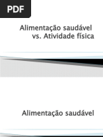 Alimentação Saudável Vs