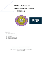 Proposal Kegiatan Makrab SMAN 13 Tangerang