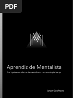 Aprendiz de Mentalista Ebook