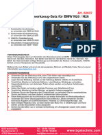 Motor-Einstellwerkzeug-Satz Für BMW N20 / N26: Werkzeuge
