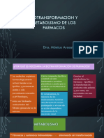 Biotransformacion y Metabolismo de Los Farmacos