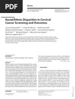 Racial/Ethnic Disparities in Cervical Cancer Screening and Outcomes