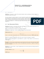 Handout - Physics - 101 - Kinematics (Complete)