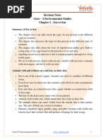 Ear To Ear Class 4 Notes CBSE EVS Chapter 2 (PDF)