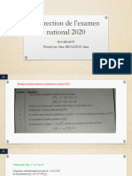 Correction Examen National Mathematique 2020 2