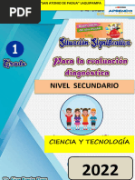 1ro. de Secundaria Evaluacion Dx.