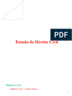 Estudo de Direito Civil