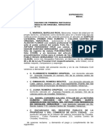 DEMANDA DE NULIDAD DE JUICIO y Escritura