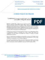 CP La Monusco Reconnait Un Incident Grave Survenu A La Frontiere Entre La RDC Et Louganda A Kasindi 31 Juillet 2022