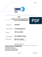 B7AF107 Cost Management Repeat July 2022-2