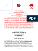 12 - MANDATORY NOTICE Foreign Sovereign Immunities Act - Moroccan National All Rize and Stand March 3rd 2023