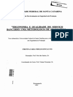 Ergon Omia E Qualidade Do Serviço Bancário: Uma Metodologia de Avaliação"