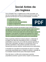 A Vida Social Antes Da Revolução Inglesa