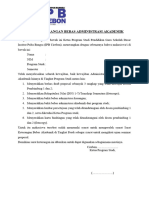 Surat Keterangan Bebas Akademik PGSD