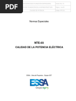 Nte-03 Calidad de Potencia