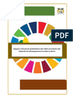 Rapport National Spatialisation Cibles ODD Benin