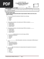 Prelim Physics 12