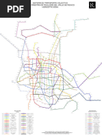 Mapa Plan Maestro Del Valle de Mexico H2054