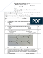 XII Biology QP