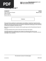 Cambridge IGCSE™: Chemistry 0620/62