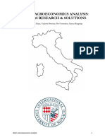 Italy's Macroeconomics Analysis