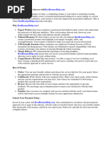 Financial Analyst Resume Template Word