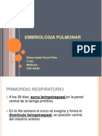 Embriologia Pulmonar