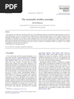 BANISTER-2008 - The Sustainable Mobility Paradigm