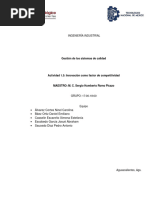 Actividad 1.5 Innovacion Como Factor en La Competitividad