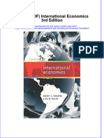 International Economics 3Rd Edition Full Chapter